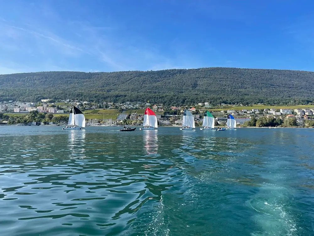 Bateau Ecole Bootsfahrschule Hauterive Neuenburgersee Bateau Ecole Bootsfahrschule Hauterive Neuenburgersee